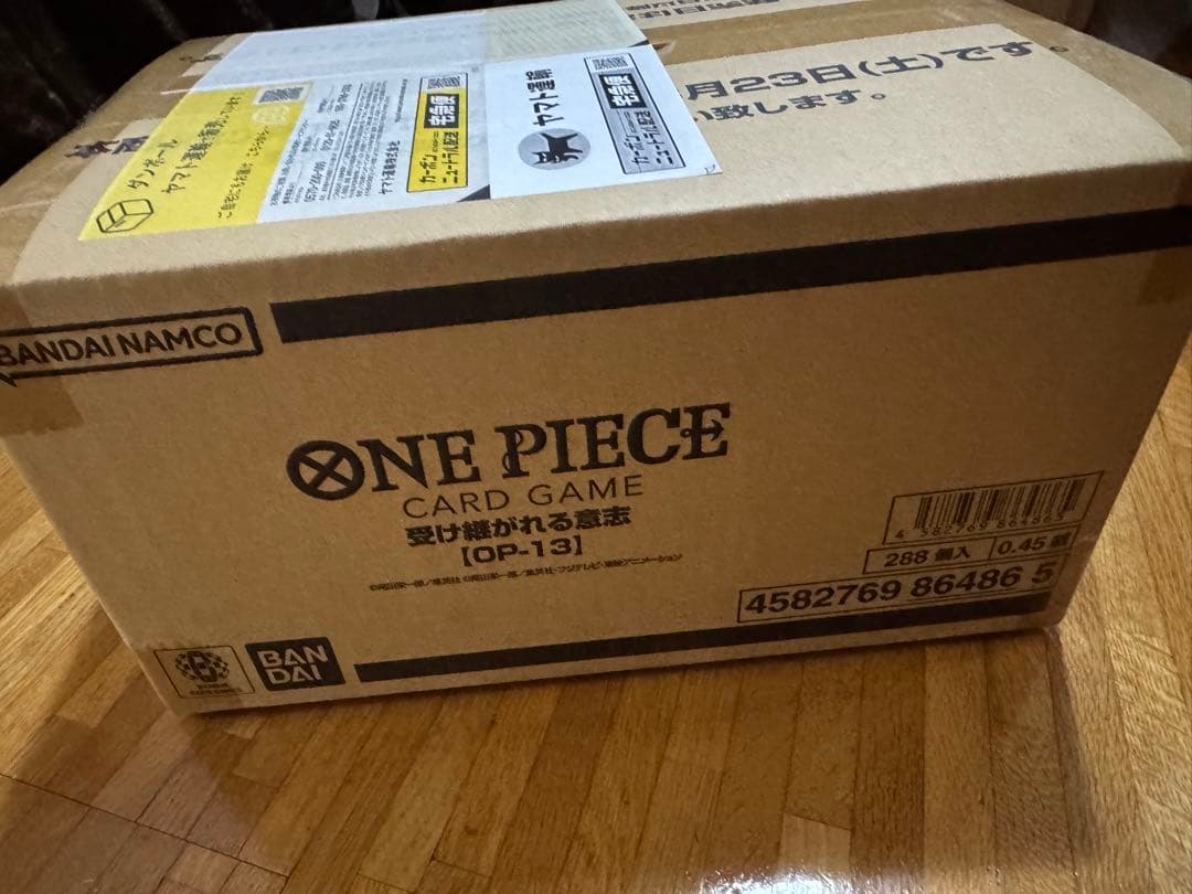 ワンピースカード 受け継がれる意志 1カートン 未開封(12BOX)