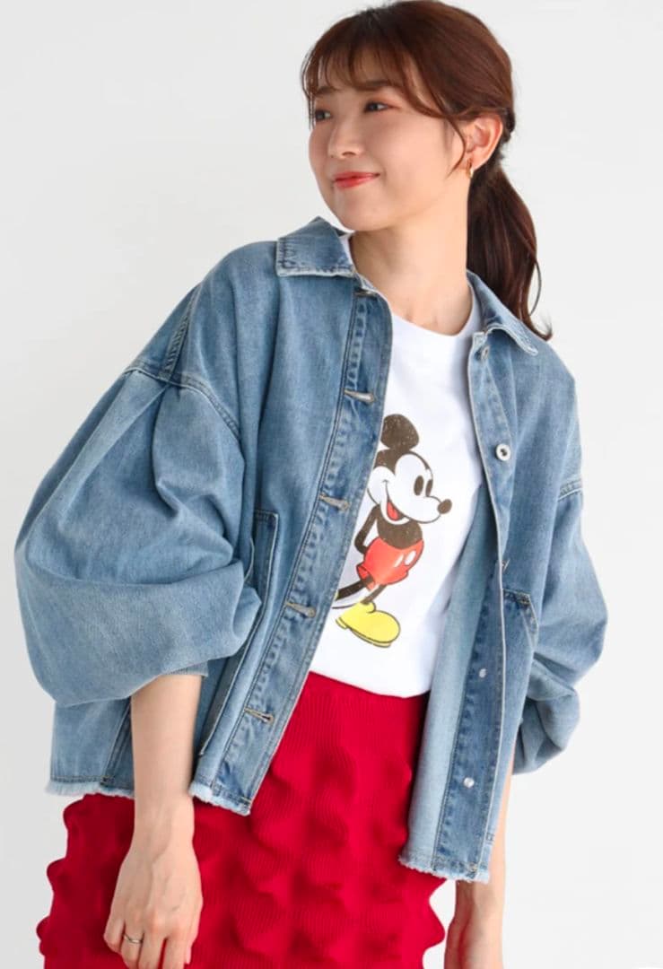 VIN ボリュームスリーブデニムジャケット