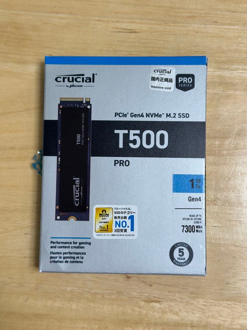 内蔵型SSD Crucial T500 Pro 1TB NVMe M.2 SSD