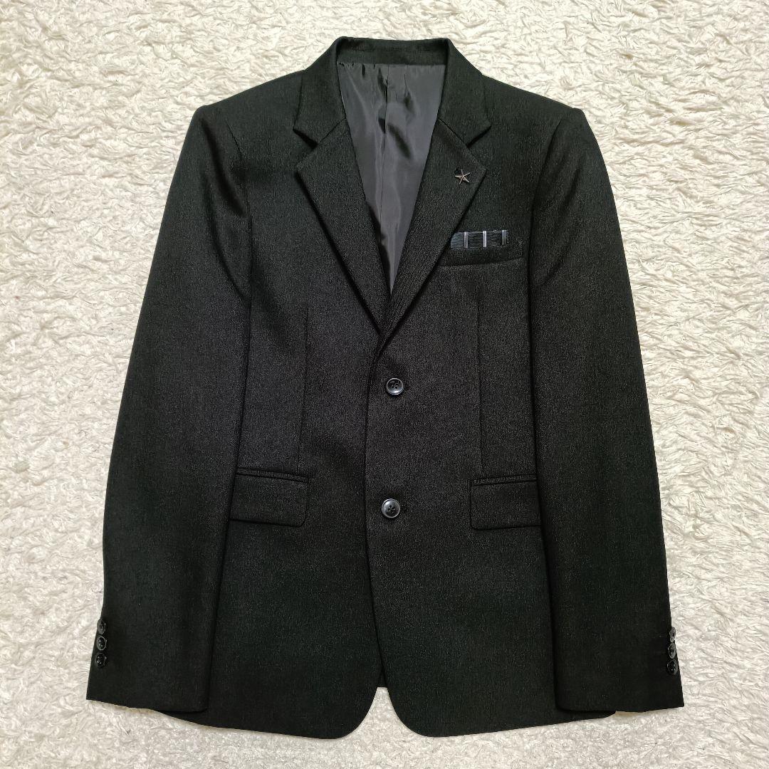 【6点セット】未使用級✨️ブラックフォーマルスーツ 卒業スーツ 卒服 160