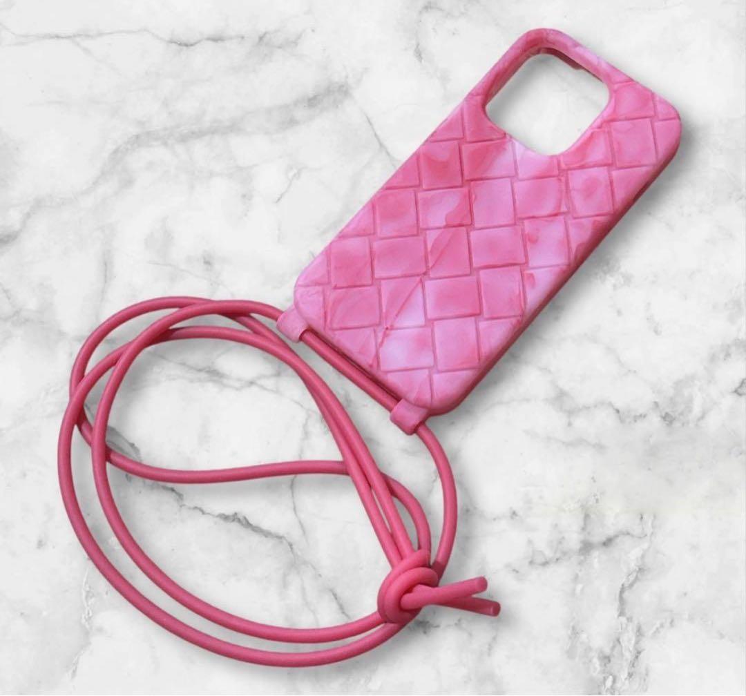 希少✨️ボッテガヴェネタ　iPhone 14 PRO ケース　イントレチャート