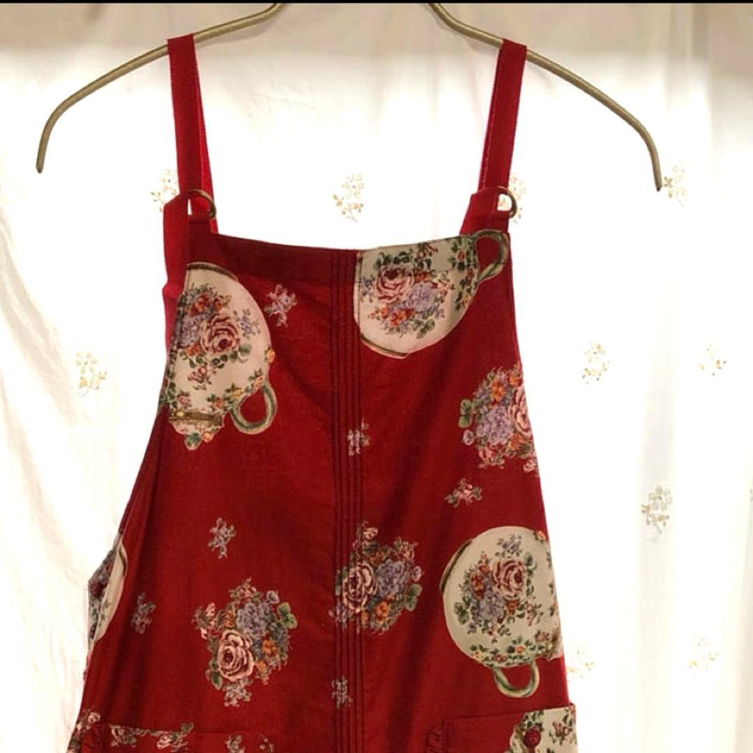 ピンクハウス　花柄ティーポットプリント　キャミワンピース　画像追加