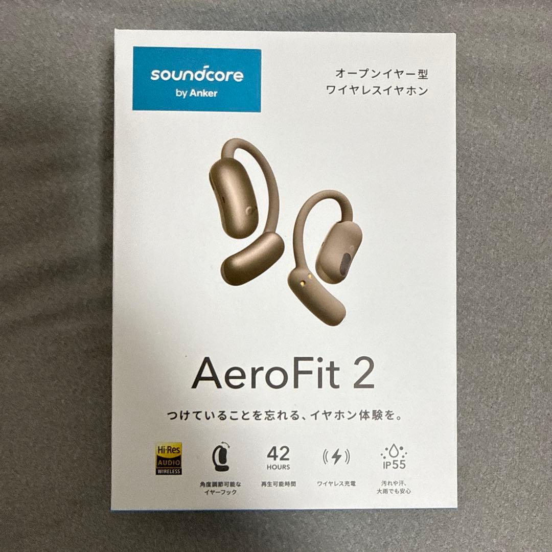 Anker AeroFit2 オープンイヤーワイヤレスイヤホン　A3874N81