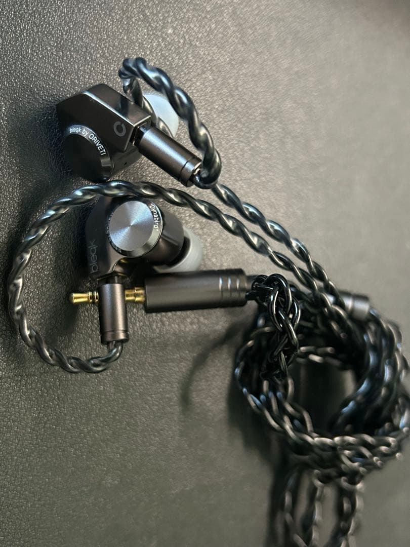 イヤホン ORIVETI bleqk Dynabird