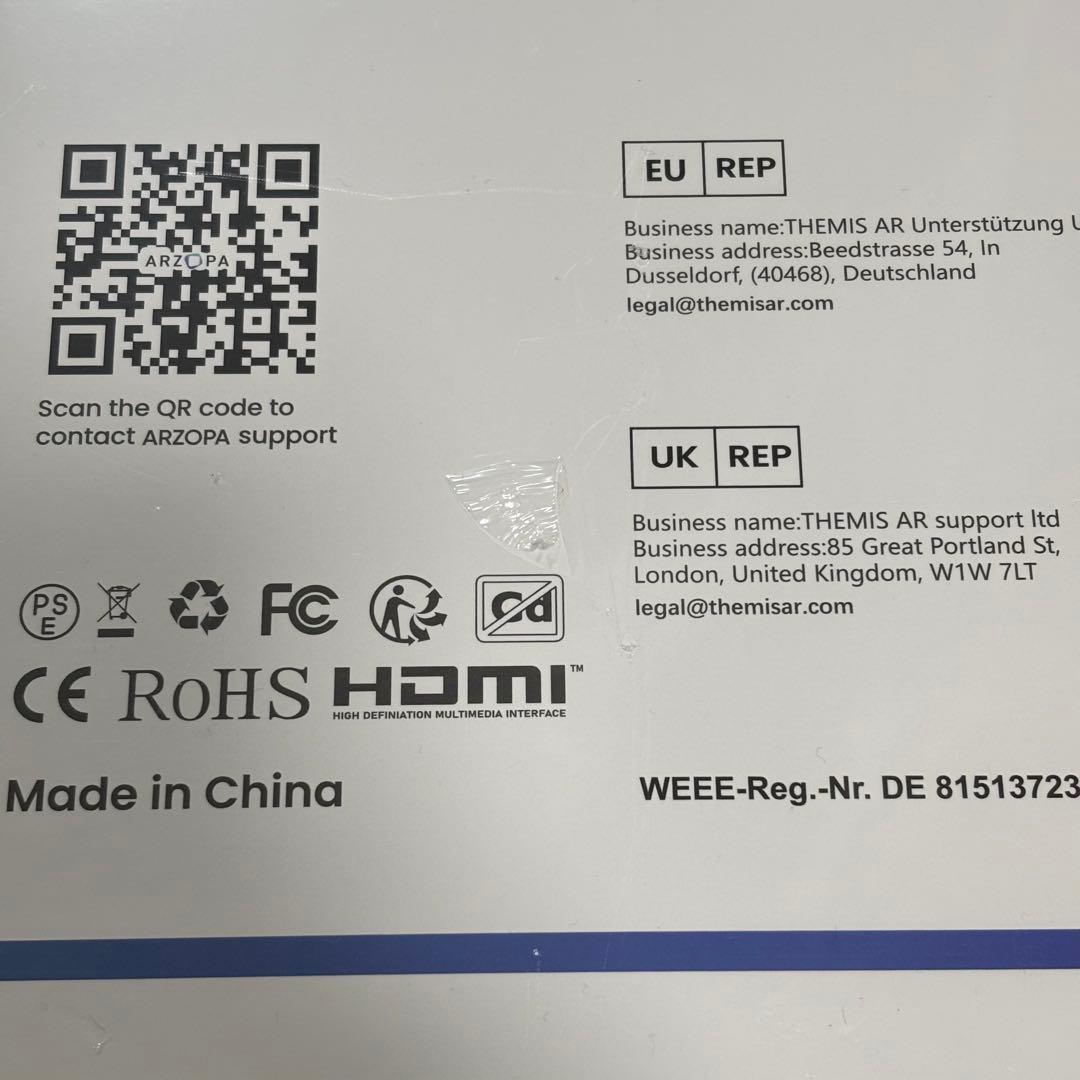 ARZOPA モバイルモニター 16.1インチ Z1C