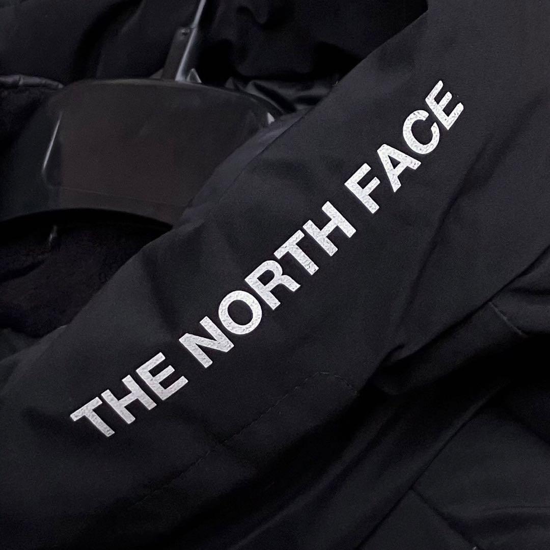 ノースフェイス ダウンコート S ロングダウン 黒ダウンジャケット ベンチコート