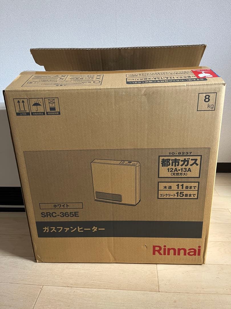 リンナイ Rinnai ガスファンヒーターSRC-365E ホワイト