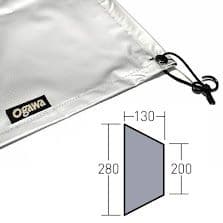 ツインクレスタ　ハーフインナーテント＆PVCシート