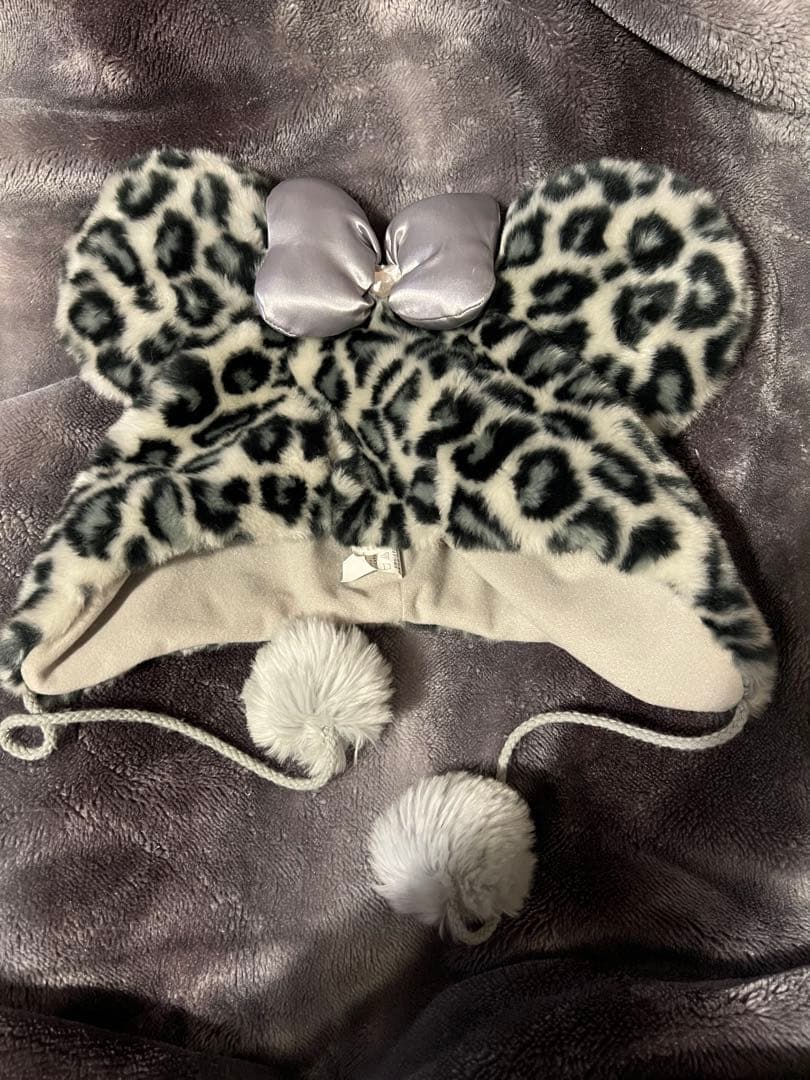 ディズニー　ファンキャップ　豹柄