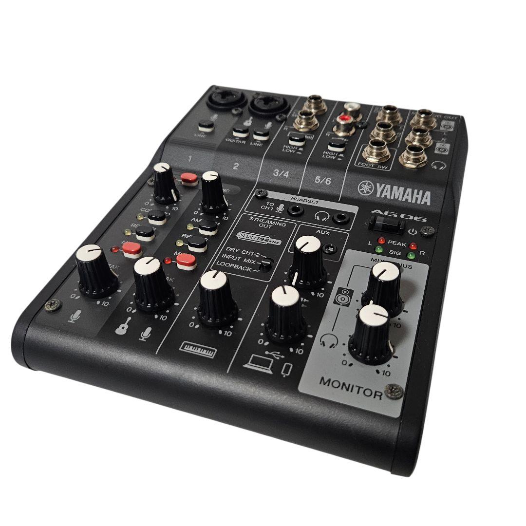 ヤマハ YAMAHA ライブストリーミングミキサー 6チャンネル AG06MK2