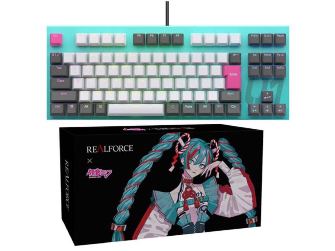 REALFORCE×初音ミク GX1 英語配列