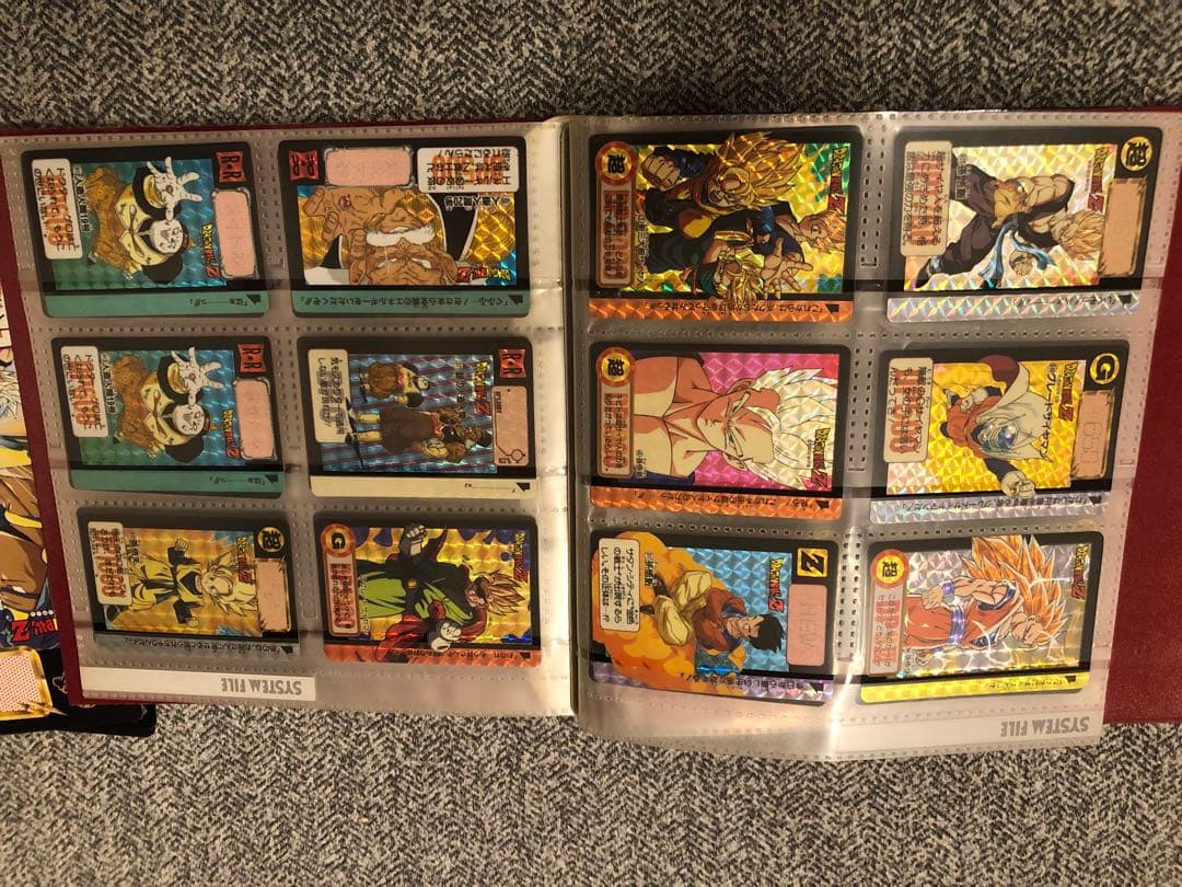 ホルダー付き旧ドラゴンボールカードダス52枚+ジャンボカードダス3枚