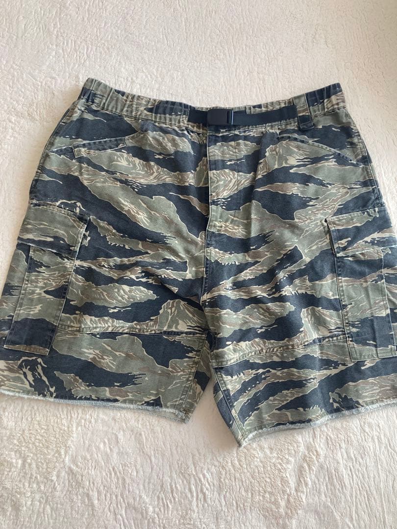 ＸPOSE タイガーカモカーゴショートパンツ