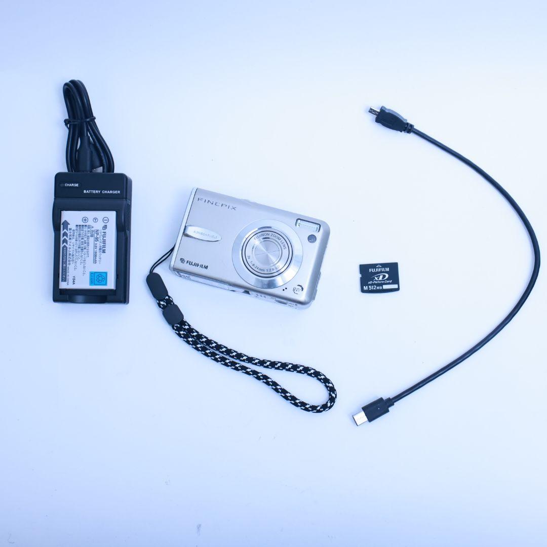 スマホ転送可 FUJIFILM F30 デジタルカメラ メモリーカード付