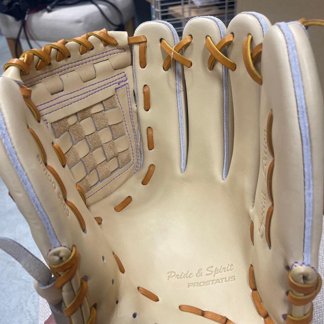 ZETT 硬式野球グローブ クリーム色