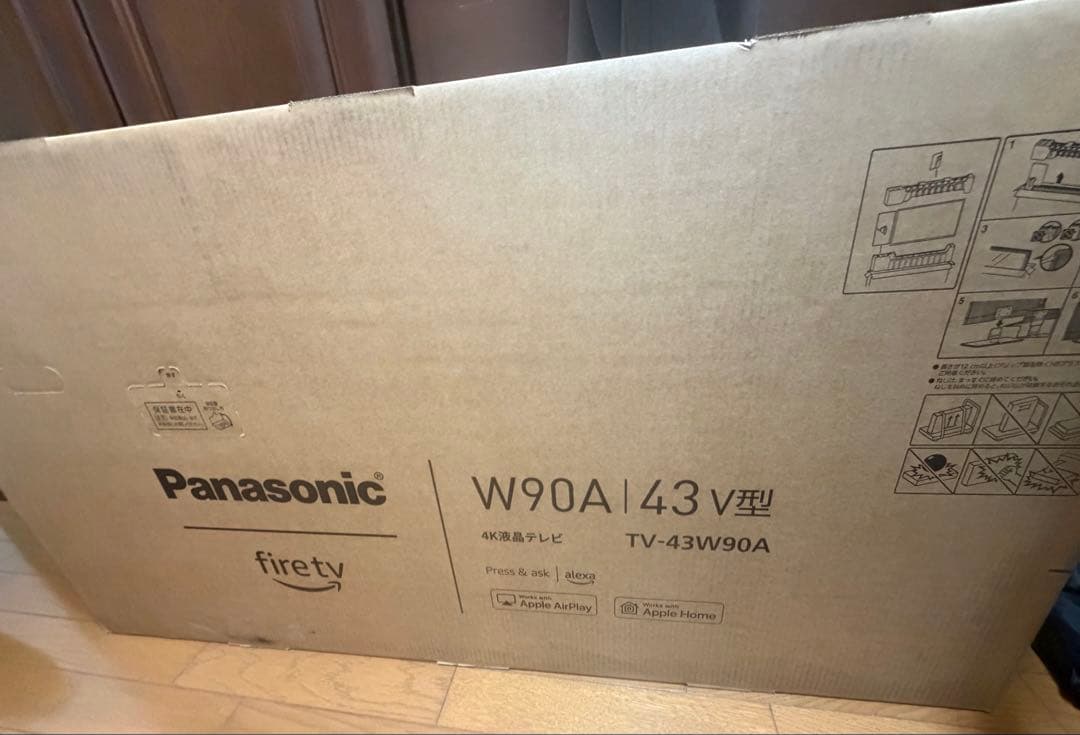 Panasonic 43型 4K液晶テレビ TV-43W90A