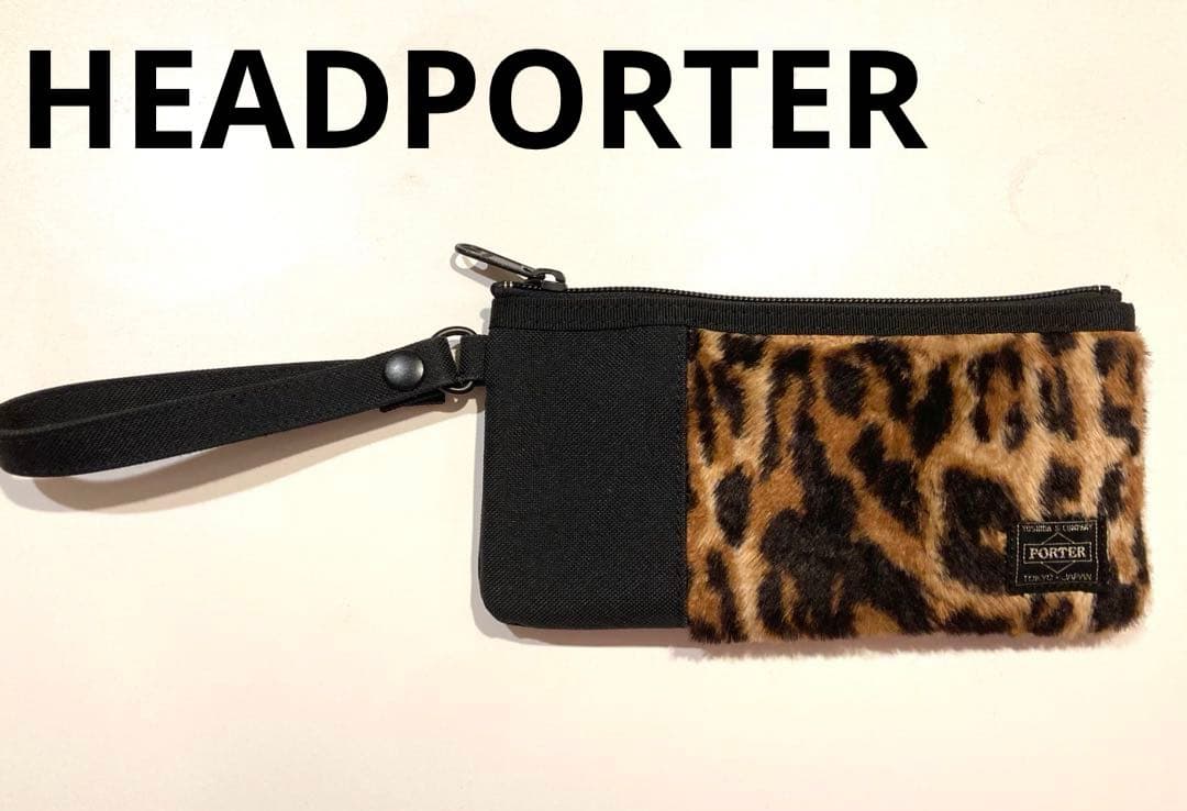 HEADPORTER　ヘッドポーター　レオパード　ウォレット　ポーチ　希少