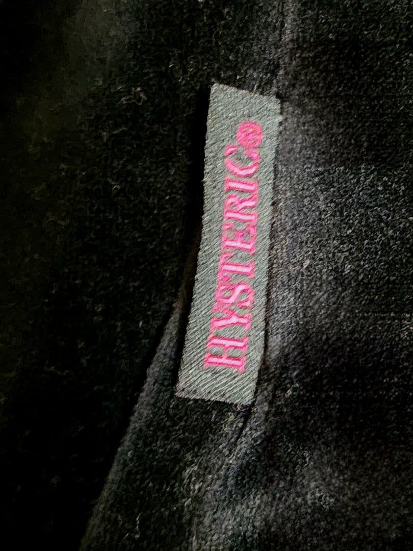 【HYSTERIC GLAMOUR】 ベロア ダブルジップパーカー