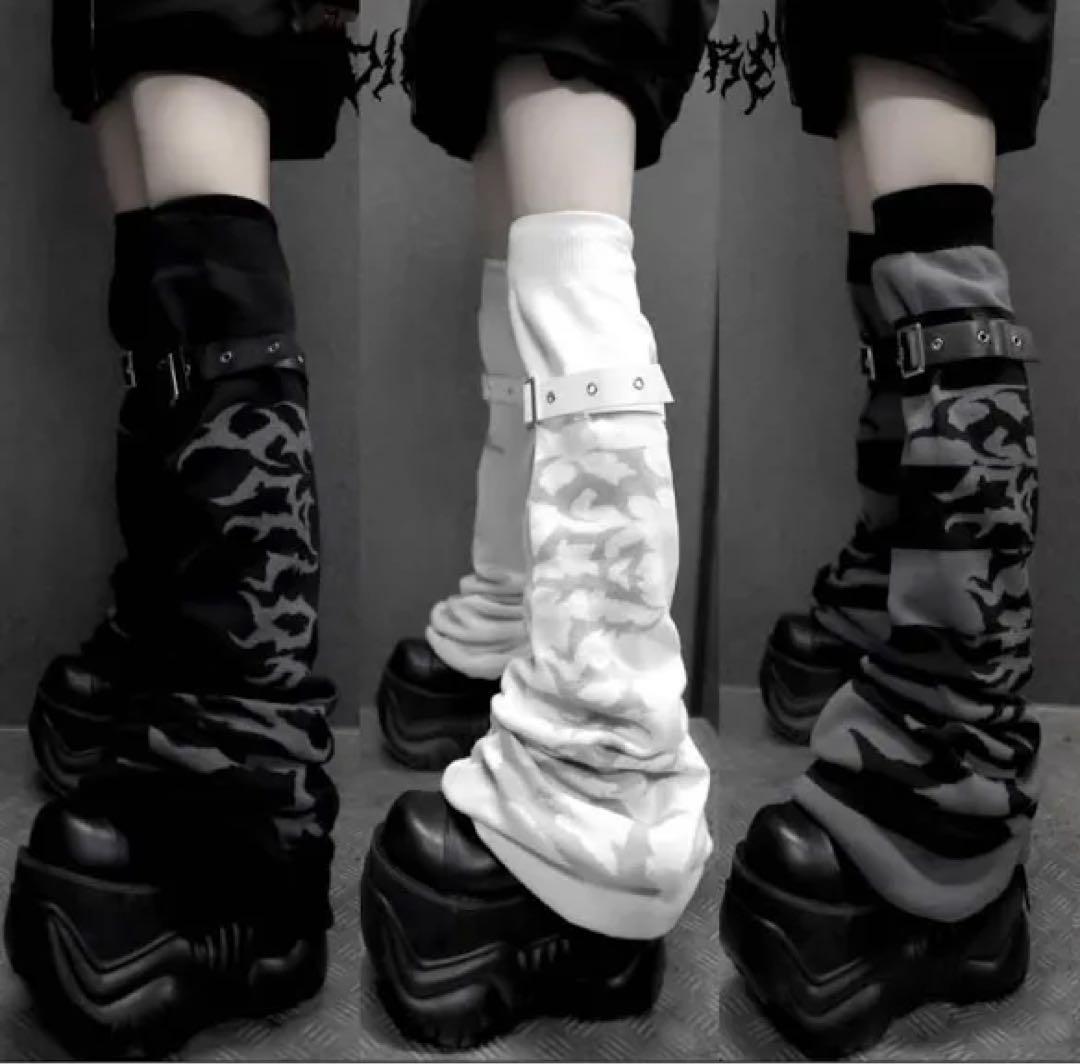 dimmoire ニーハイ レッグウォーマー　Black