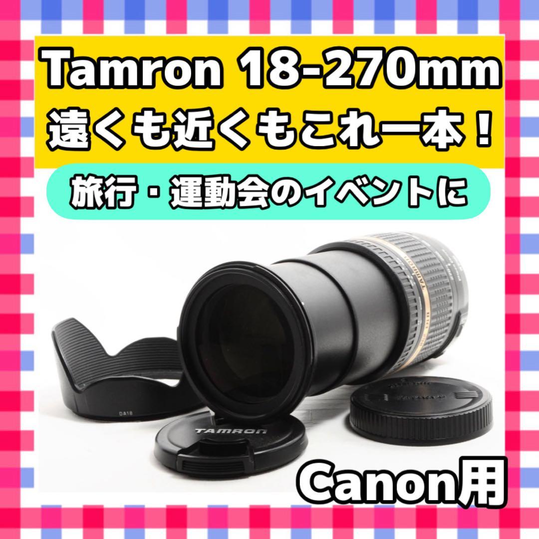 レンズ交換不要！❤️タムロン18-270mm VC PZD ❤️Canon用