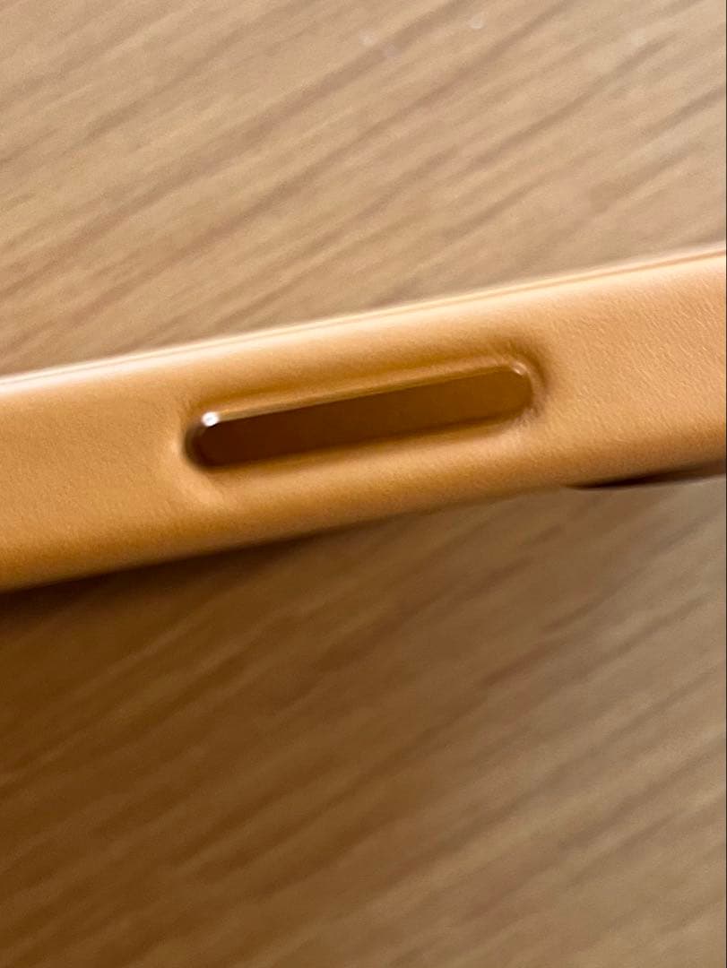 【純正】アップル iPhone13miniレザーケース ゴールデンブラウン