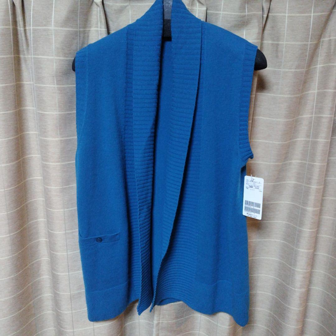 紫の香・アソシエ・カシミヤ100%ニットベスト＆ニットカーディガン