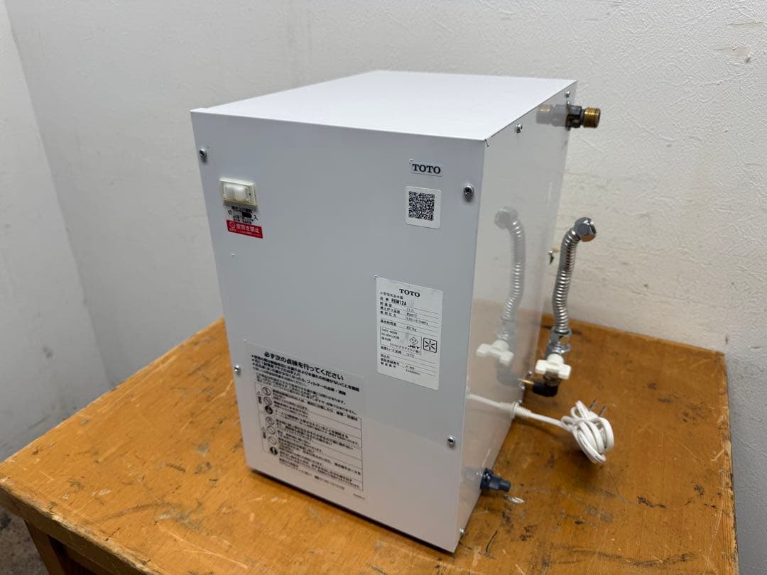 TOTO　小型温水器　元止め式　温度約６０℃　２０２３年製　REM12A
