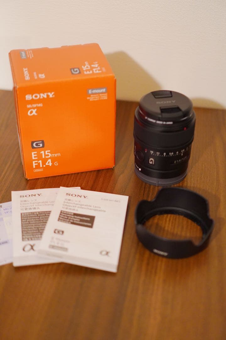 【美品】2025/2購入SONY 15mm F1.4 SEL15F14G
