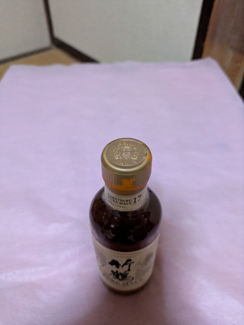 古酒 ニッカ 竹鶴ピュアモルト 180ml ノンエイジ旧ラベル、12年、 17年