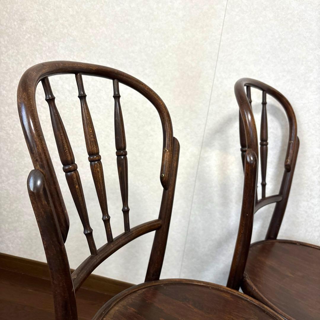 【良品】maruni ヴィンテージ ベントウッドチェア ２脚セット