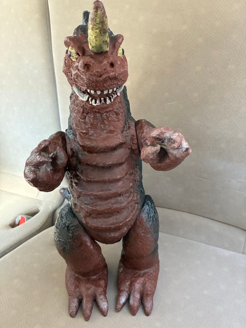 当時物　マルサン　キングゴジラ　ソフビ　オリジナル　パチ　怪獣　ブルマァク　恐竜