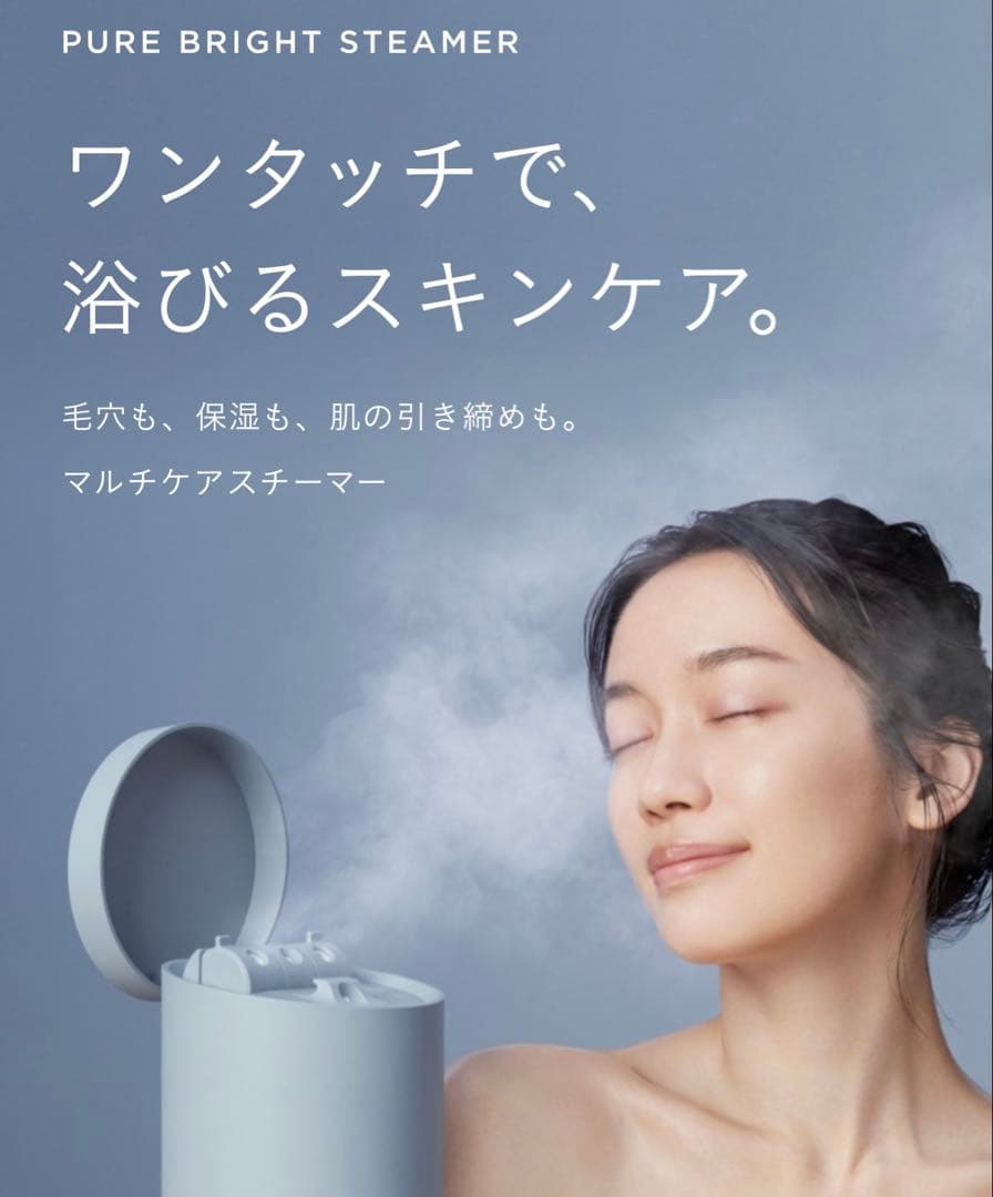 【新品未開封】SALONIA ピュア ブライト スチーマー