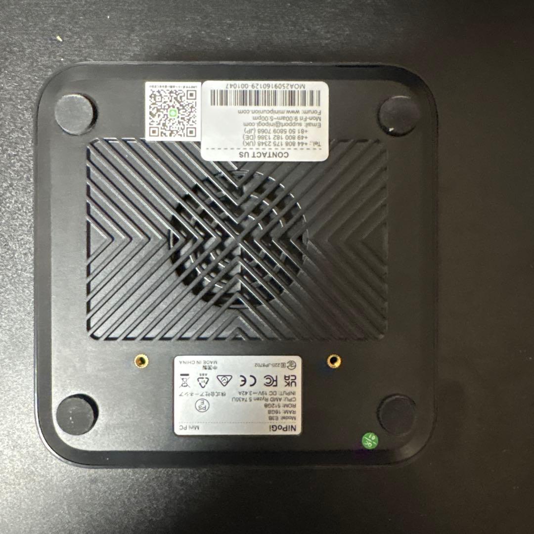 NIPOGIミニpc ryzen AMD Ryzen5 7430U
