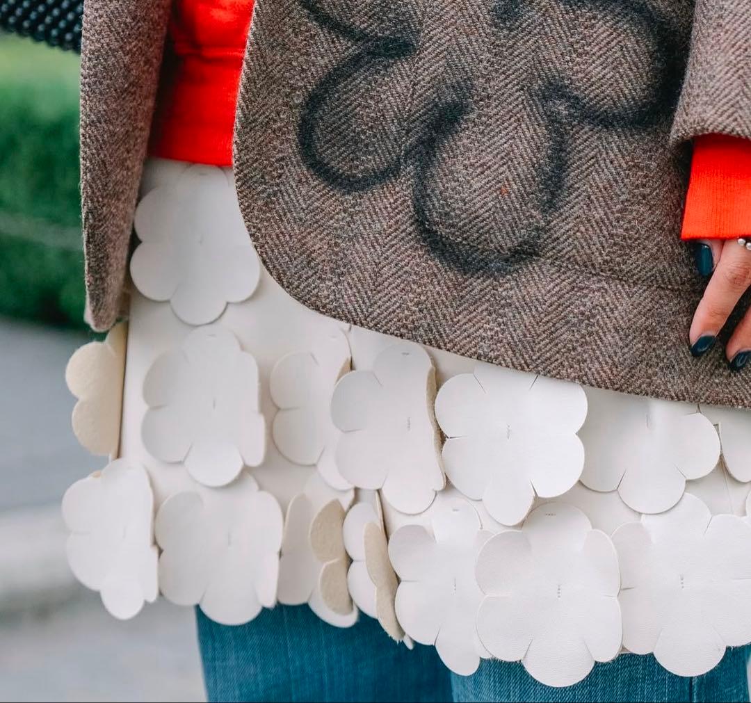 S*カ様 venit IENA 花モチーフスカート