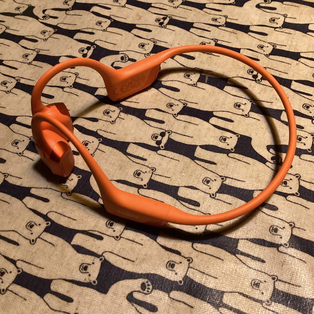 SHOKZ 骨伝導イヤホン オレンジ