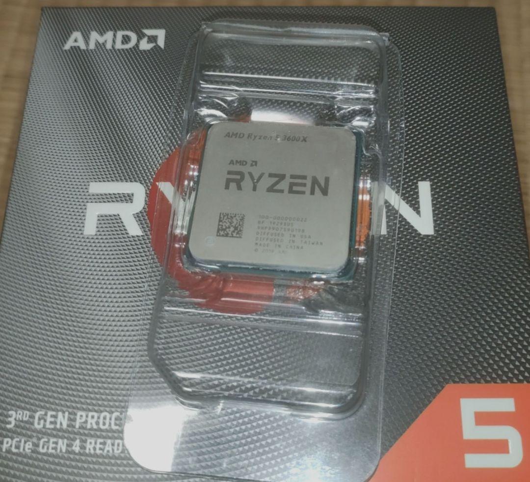 AMD Ryzen 5 3600X 第3世代 CPU