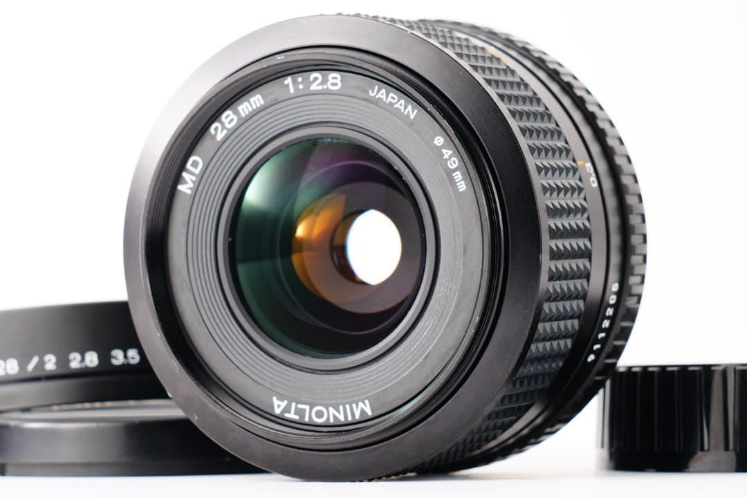 【極美品】Minolta New MD 28mm F2.8 ミノルタ 205