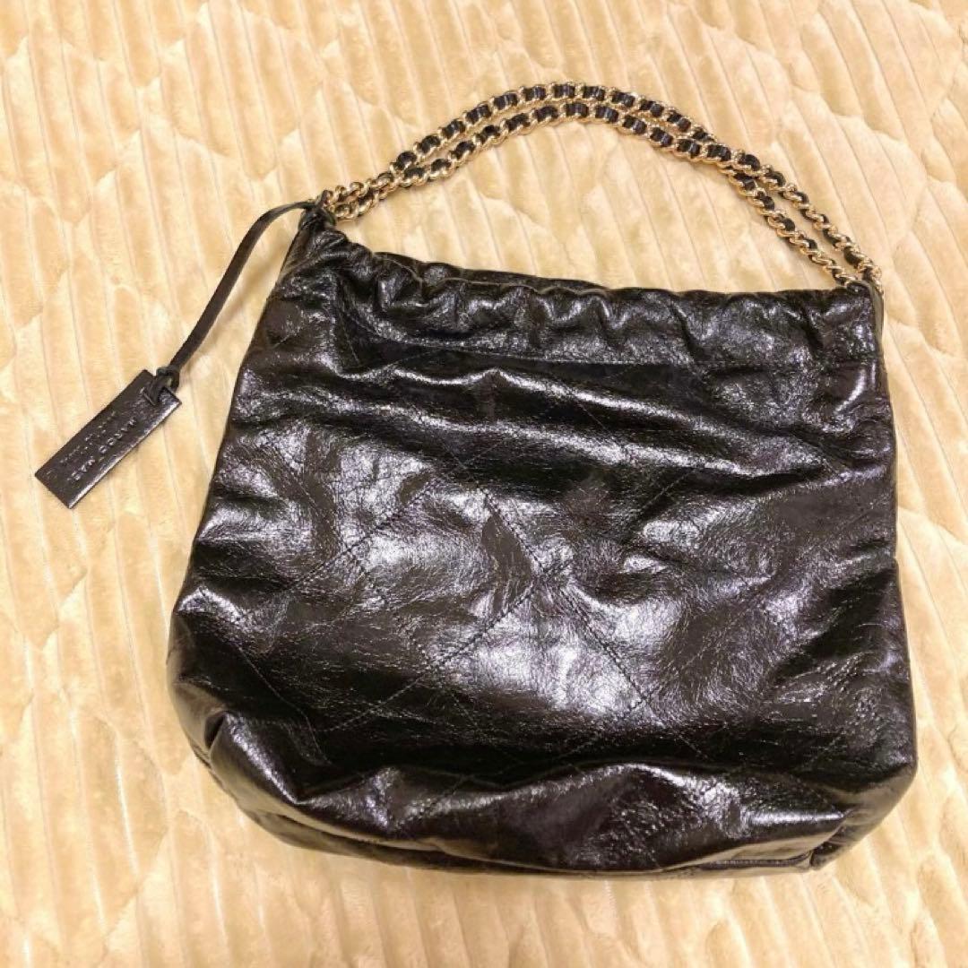 KY marco masi キルティング チェーンバッグ ブラック 本革