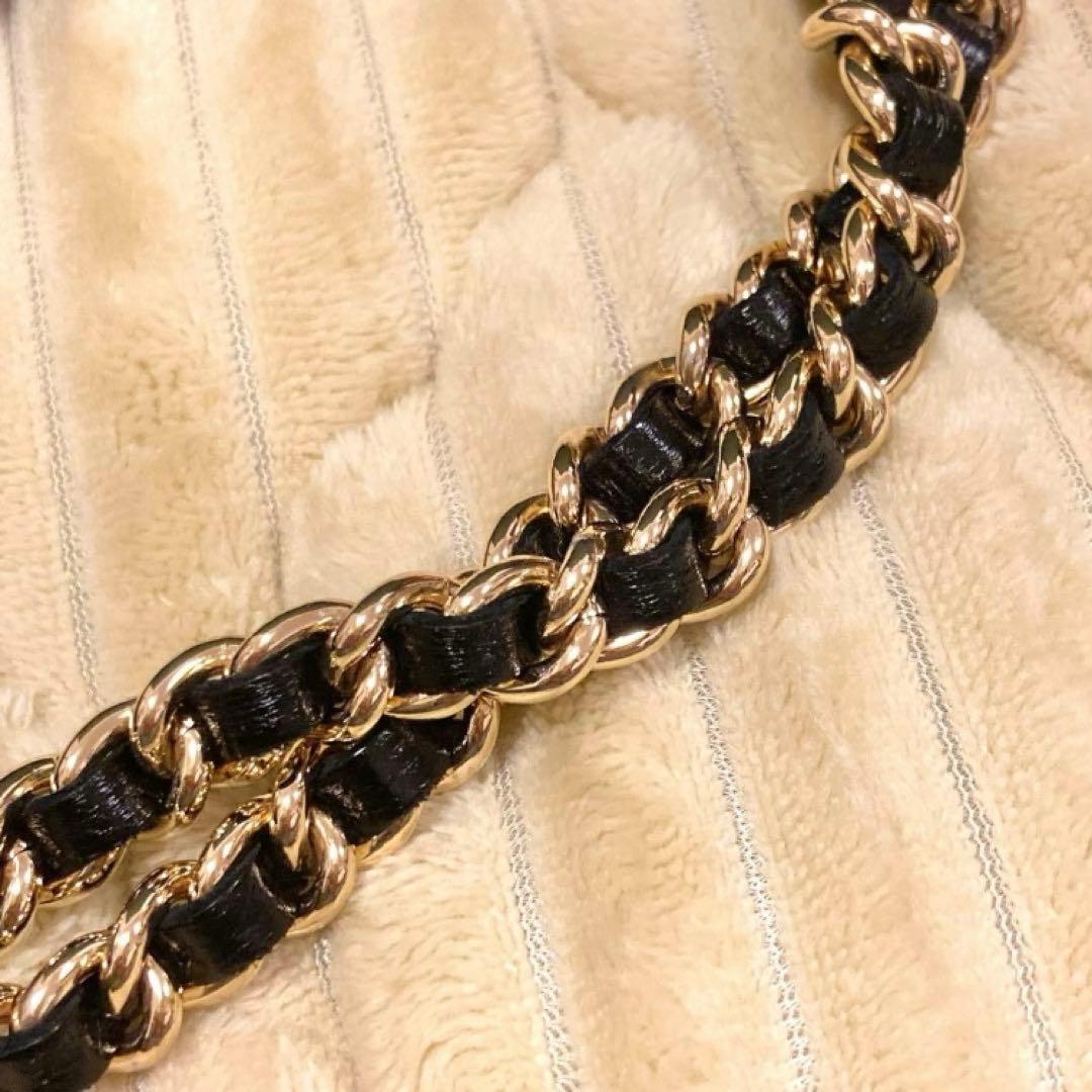 KY marco masi キルティング チェーンバッグ ブラック 本革