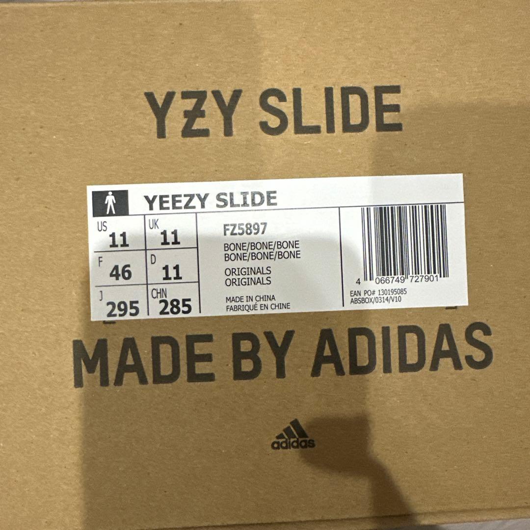 靴 YEEZY SLIDE 11 BONE 29.5cm