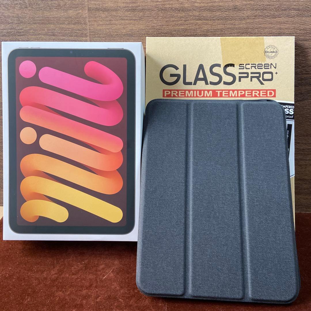 iPad mini A17 Pro　Wi-Fi 256GB・ケース、フィルム付き