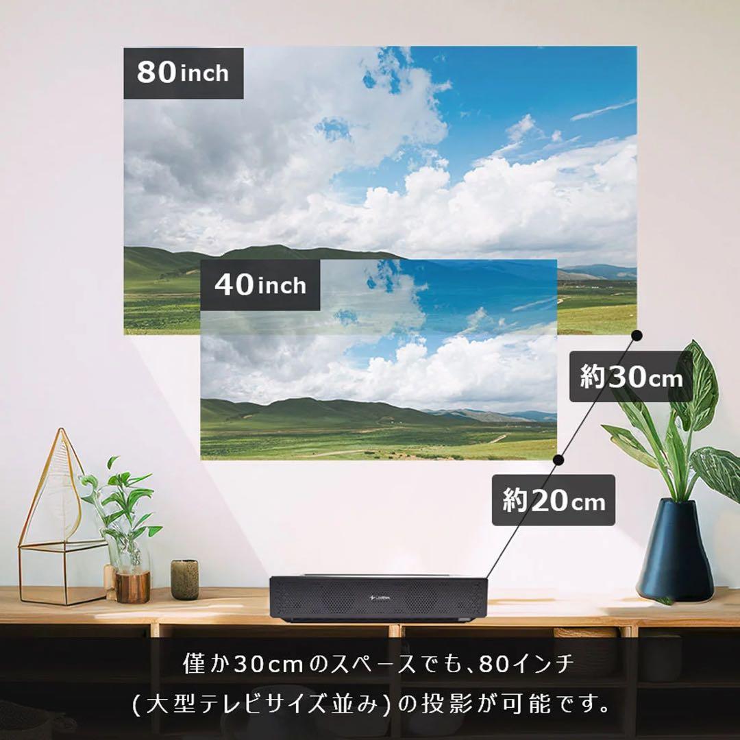 【新品未使用】4K対応 短焦点プロジェクター LOOZER SP02 ホライゾン