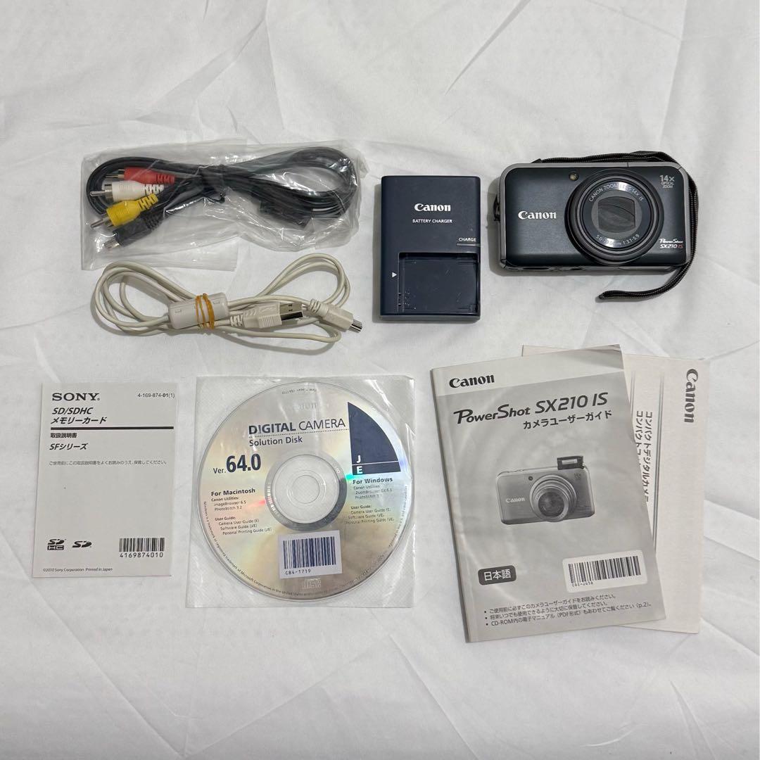 Canon PowerShot SX210 IS キャノン 動作確認済 【美品】