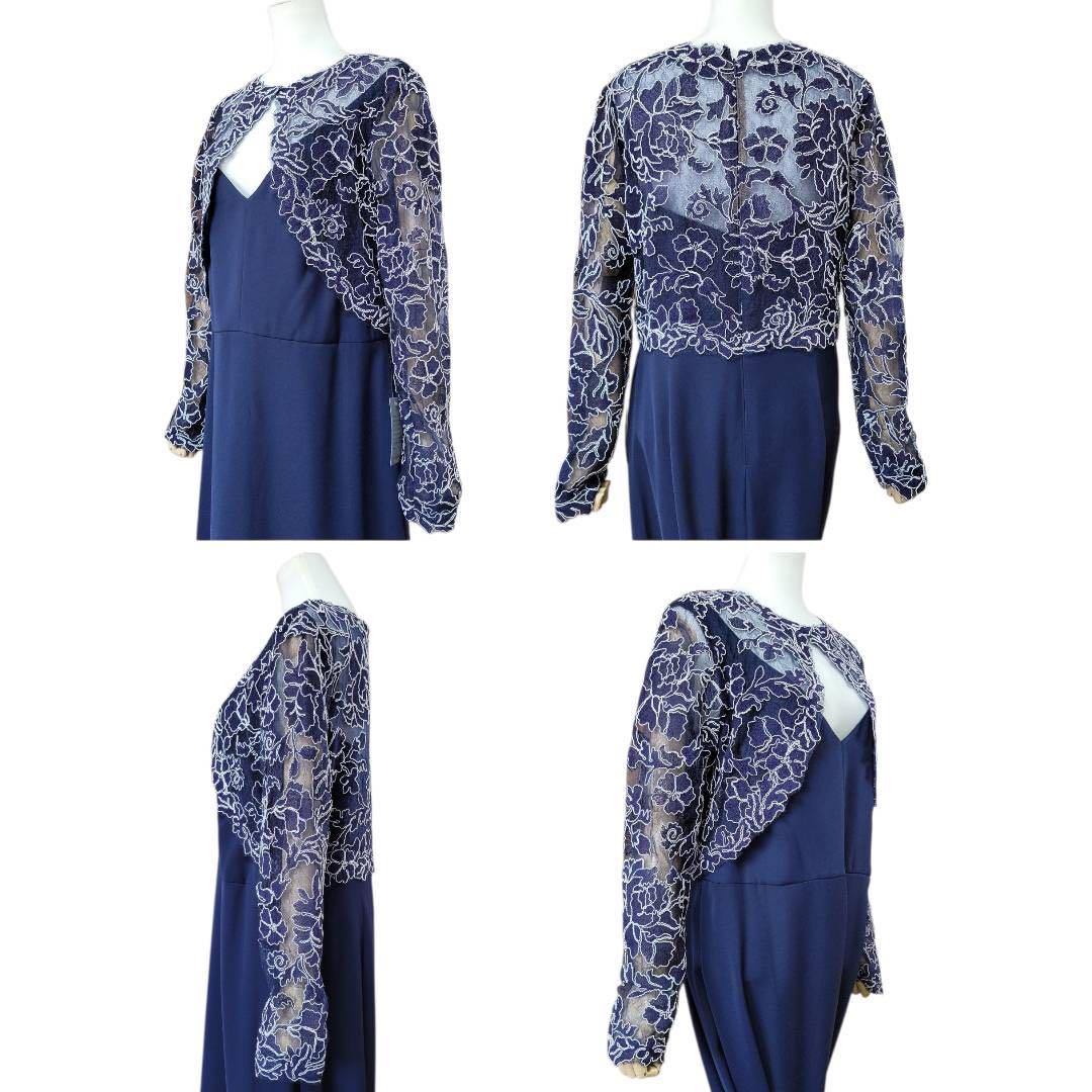 新品未使用タグ付き　タダシショージ　 イブニング　長袖　ロングドレス　ワンピース