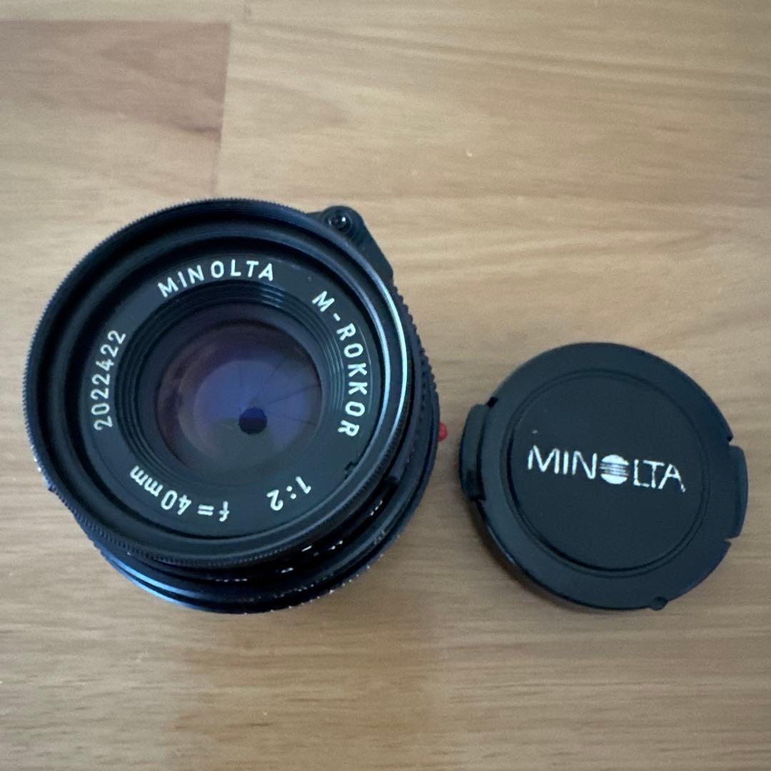 MINOLTA Mロッコール　M40mm F2 (CL用)