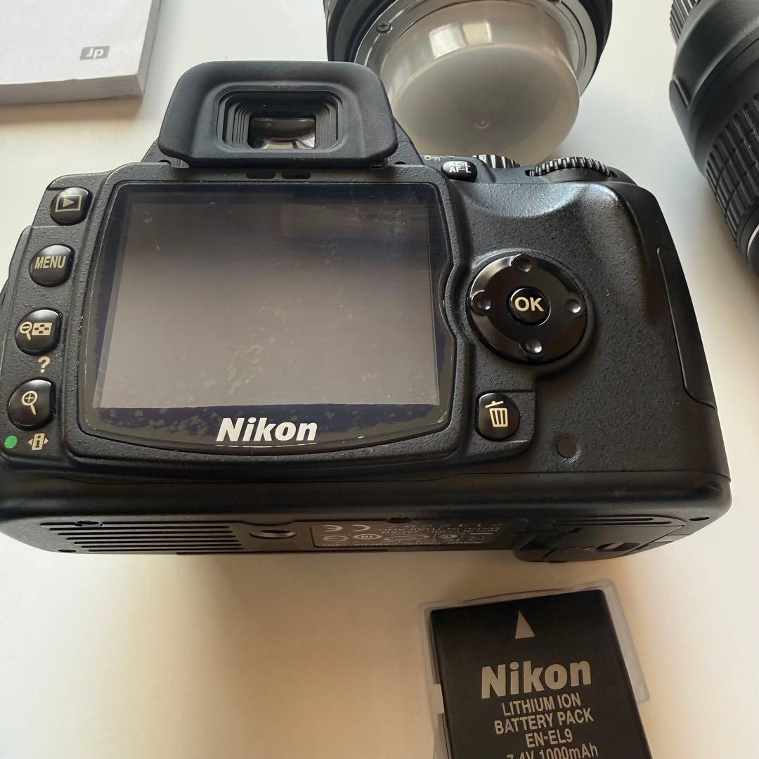 NikonD60 デジタル一眼レフカメラ キット シグマ 単焦点レンズ付き