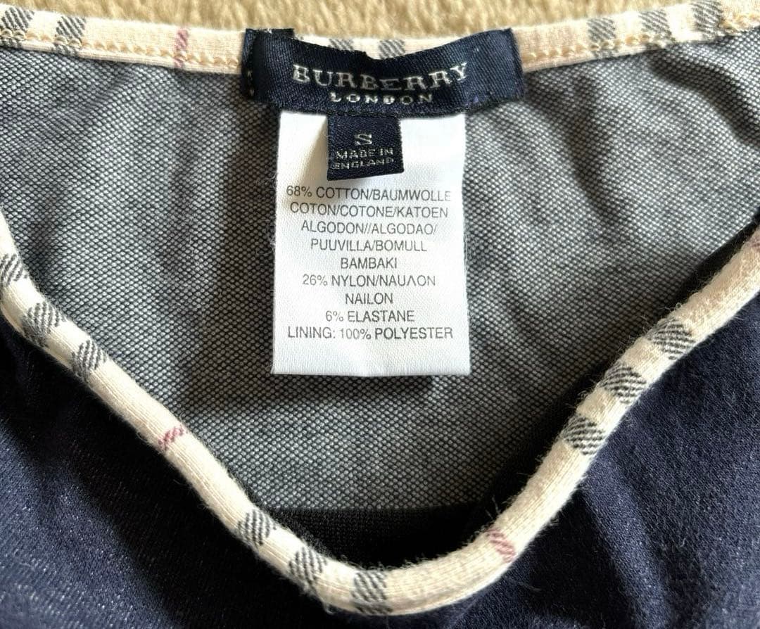 BURBERRY 水着 セパレート ビキニ Sサイズ　⚫︎収納ポーチ付き