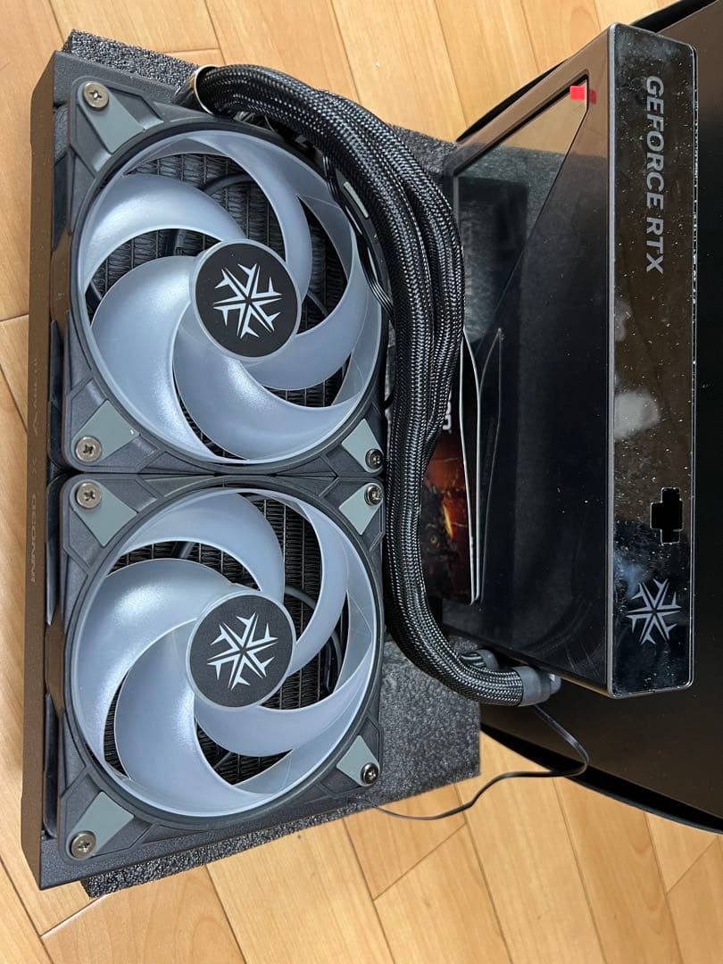 GeForce RTX 水冷却ファン 2基、箱・説明書付き