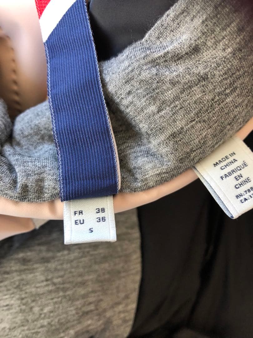 女性用　ロシニョール　ダウンジャケット ピンクホワイト