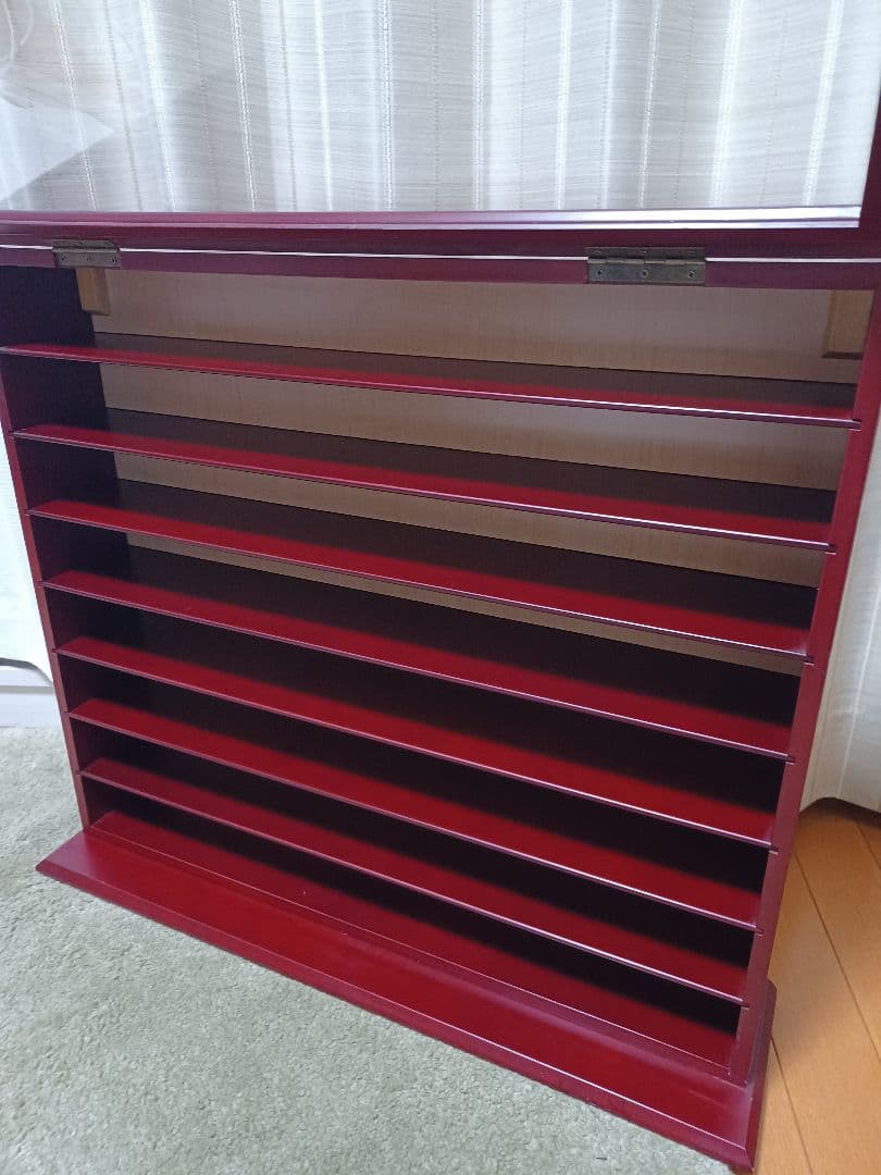 美品　コレクションケース　７段　ガラスケース
